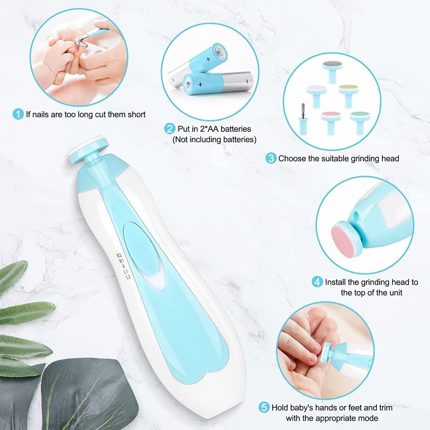 LED Baby Nail Trimmer – Safe, Silent & Parent‑Approved